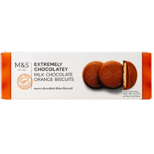 M&S Extremely Chocolatety Orange Biscuit