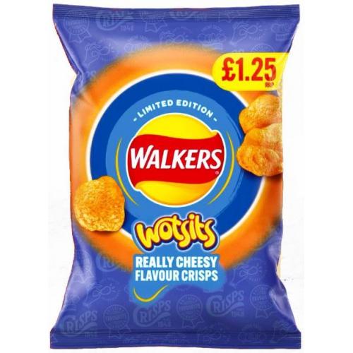 Crisps Walkers Limited Edition Wotsits Really Cheesy Flavour