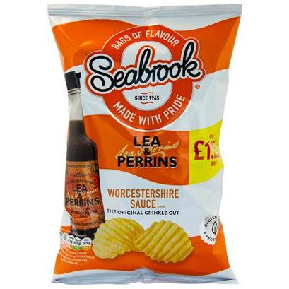 Seabrook Lea & Perrins Crinkle Crisps
