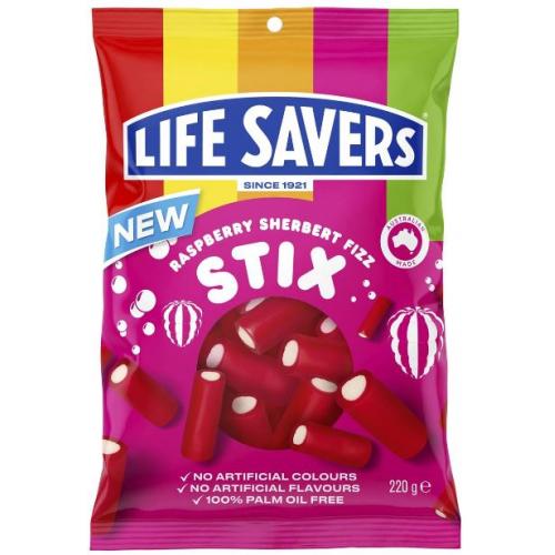 LifeSavers Stix Raspberry Sherbert Fizz