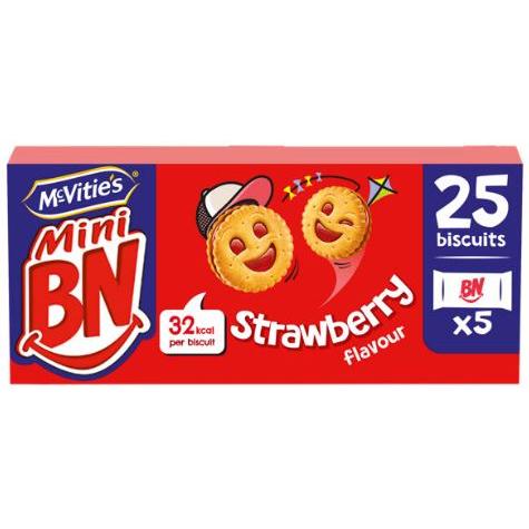 McVitie's Mini BN Strawberry Flavoured Biscuits
