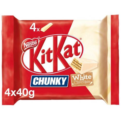 Nestle Kit Kat Chunky White Chocolate Bar Multipack
