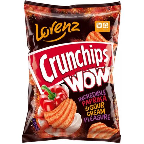 Lorenz Crunchips WOW Incredible Paprika & Sour Cream Pleasure