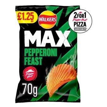 Walkers Pizza Hut Pepperoni Feast