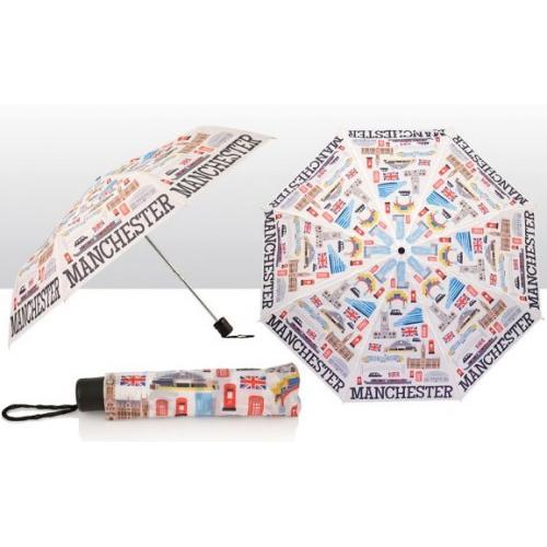 Manchester Icons Collapsible Umbrella