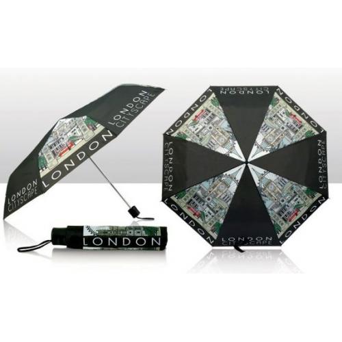London Cityscape Collapsible Umbrella