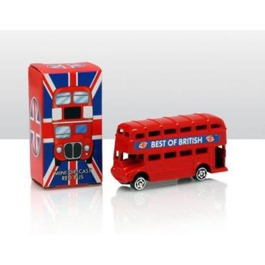 London Souvenir - Metal Baby London Red Bus