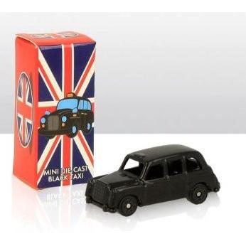 London Souvenir - Baby Black Taxi Figure Die Cast Metal