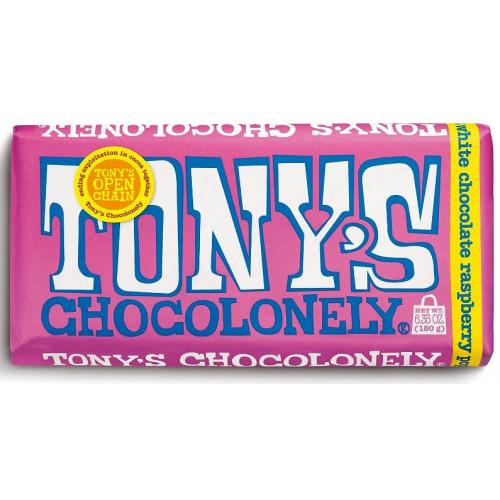 Tony's Chocolonely Fairtrade White Raspberry Popping Candy