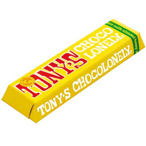 Tony's Chocolonely Milk 32% Almond Honey Nougat