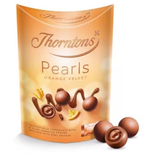 Thorntons Pearls Orange Velvet