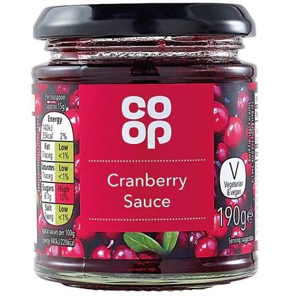 Coop Cranberry Sauce