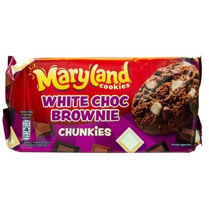 Burton's Maryland Cookies White Choc Brownie Chunkies