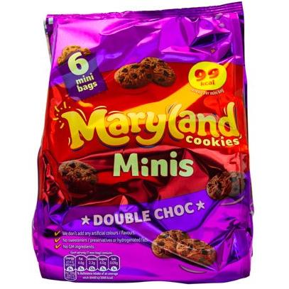 Burton's Maryland Cookies Minis Double Choc