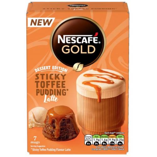 Nescafe Gold Dessert Edition Sticky Toffee Pudding Latte