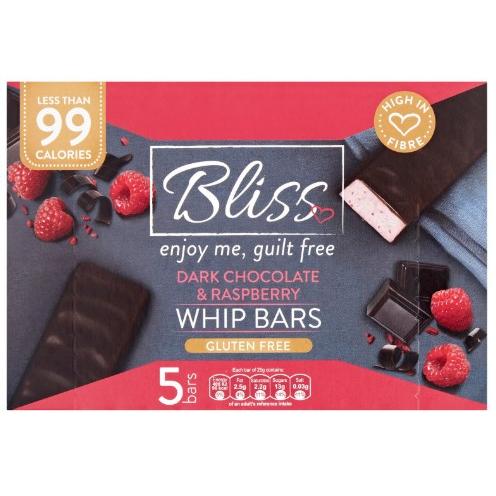 Bliss Dark Chocolate & Raspberry Whip Bars