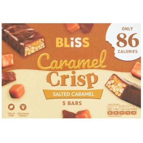 Bliss Salted Caramel Milk Crisp Bars