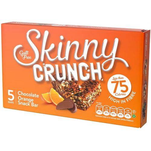 Skinny Bars Crunch Chocolate Orange