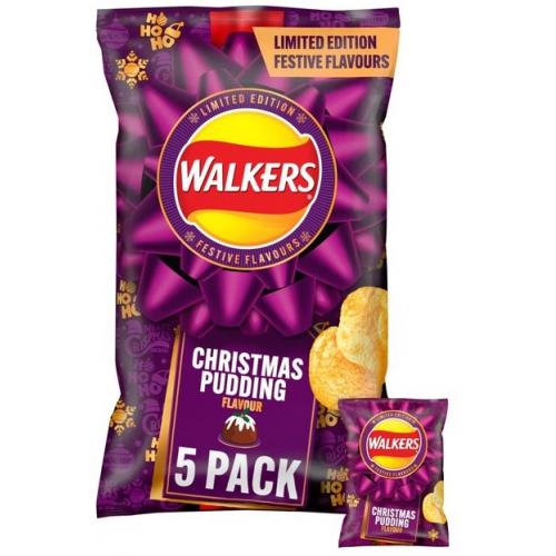 Crisps Walkers Christmas Pudding