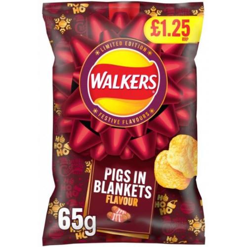 Crisps Walkers Festive Pigs in Blankets Sharing Bag PM