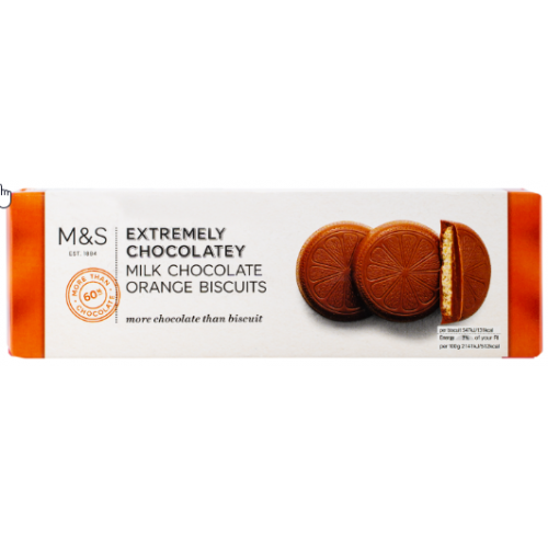 M&S Extremely Chocolatety Orange Biscuit