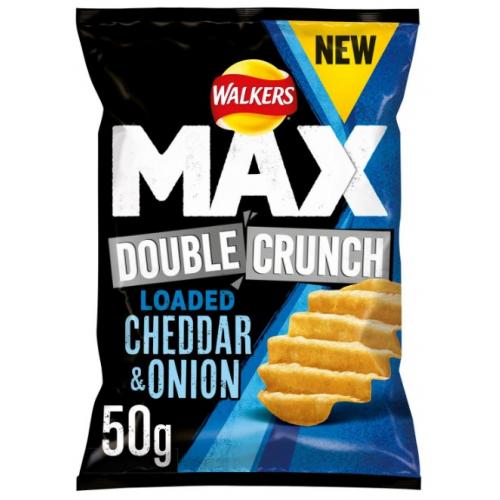 Walkers Max Double Crunch Cheese & Onion