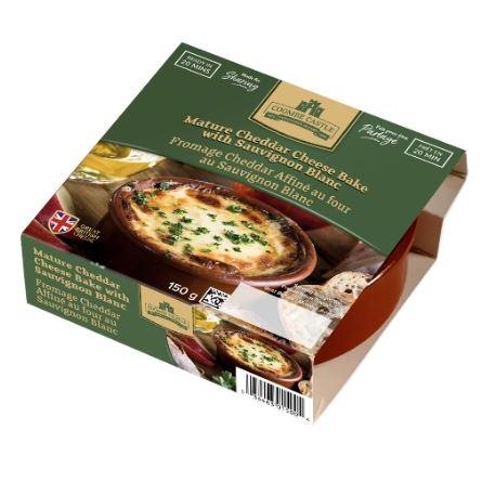 Coombe Castle Cheddar Cheese Bake with Suavignon Blanc
