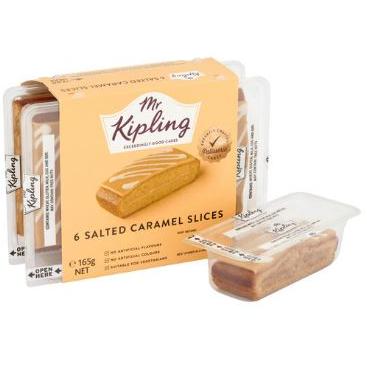 Mr Kipling Salted Caramel Slices