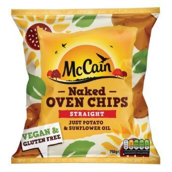 McCain Naked Oven Chips Straight- Vegan & Gluten Free