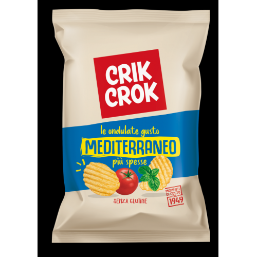 Crik Crok Ondulate Chips Mediterranean Taste