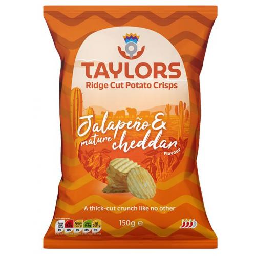 Taylors Crisps Jalapeno & Mature Cheddar Ridge Cut