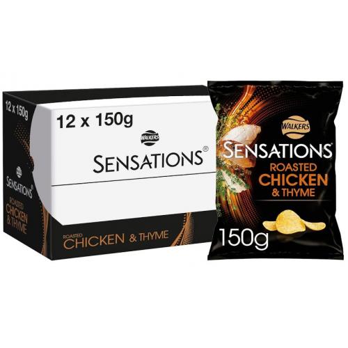 Walkers Sensations Roast Chicken & Thyme Crisps