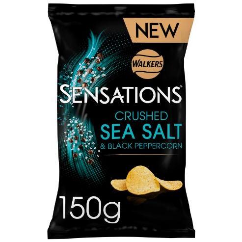 Walkers Sensations Salted & Black Peppercorn