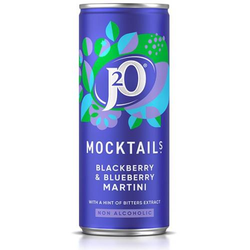 J2O Mocktail Blackberry & Blueberry Martini