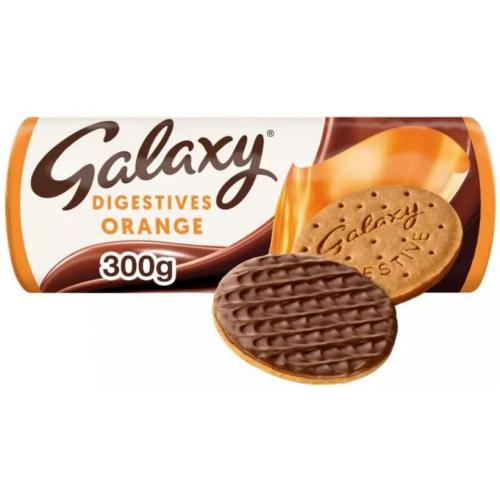 Mars Galaxy Biscuits Milk Chocolate Orange Digestives