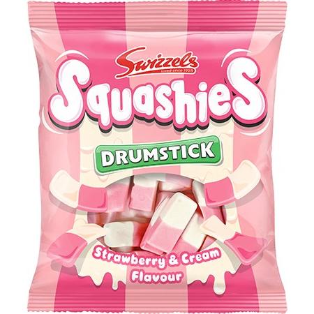 Swizzels Matlow Drumstick Strawberry and Cream Squashies