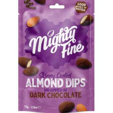 Mighty Fine Dark Chocolate Almond Dips