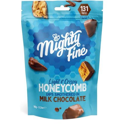 Mighty Fine Milk Chocolate Honeycomb Dips