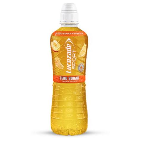 Lucozade Sport Drink Zero Sugar- Orange & Peach