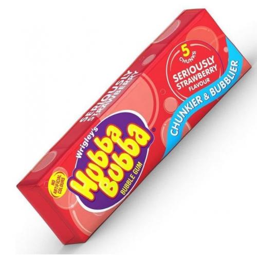 Wrigley's Hubba Bubba Seriously Strawberry