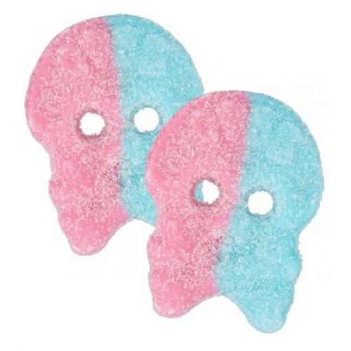 Bubs Sweets Vegan Dizzy Bubblegum Skulls