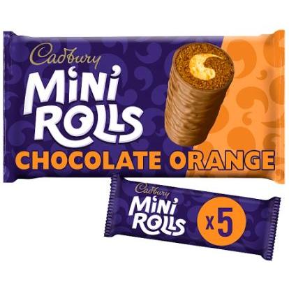 Cadbury Chocolate Orange Mini Rolls - NEW