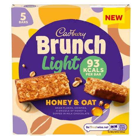 Cadbury Brunch Bar- Light Honey & Oat