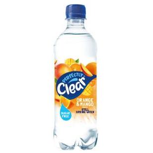Perfectly Clear Still Spring Water Orange Mango
