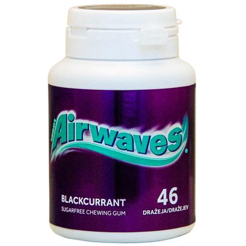 Wrigley's Airwave Blackcurrant Chewing Gum Bottle
