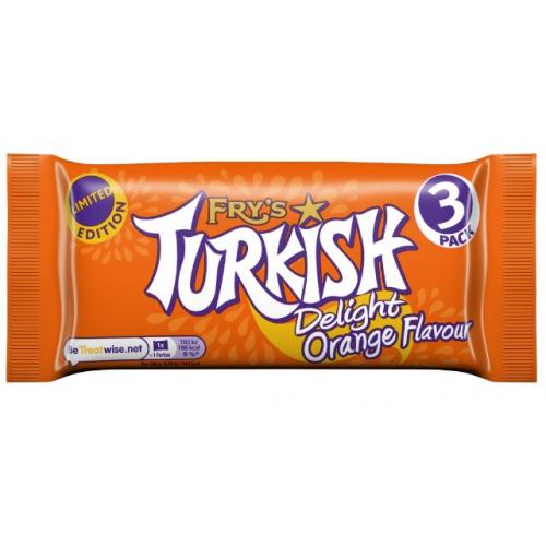Fry's Turkish Delight Orange 3pk - 'Limited Edition'