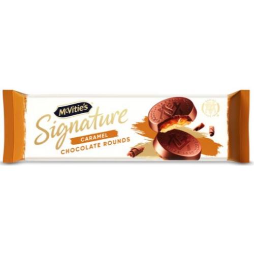 McVitie's Signature Caramel Chocolate Rounds Biscuits