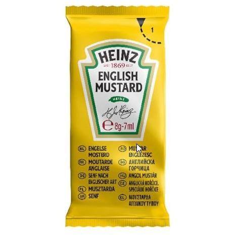 Heinz Mustard Sachets