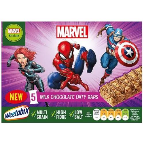 Weetabix Marvel 5pk Chocolate Oaty Bars