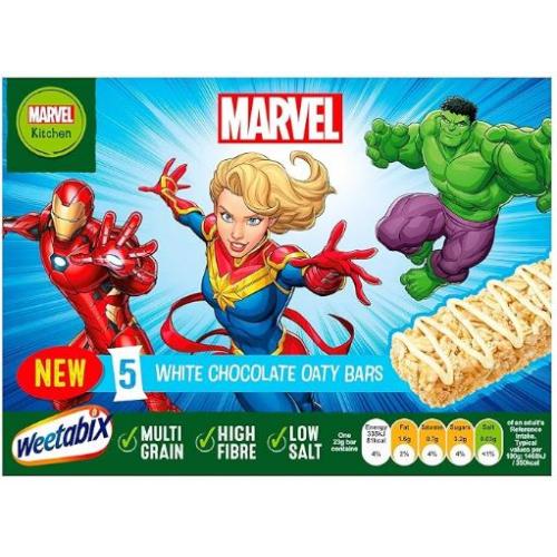 Weetabix Marvel 5pk White Oaty Bars